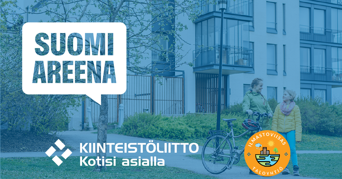 Kiinteistöliitto ilmastoteemalla mukana Suomi Areenassa